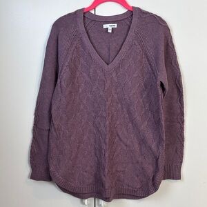 Sonoma Women's Plum V-Neck Sweater